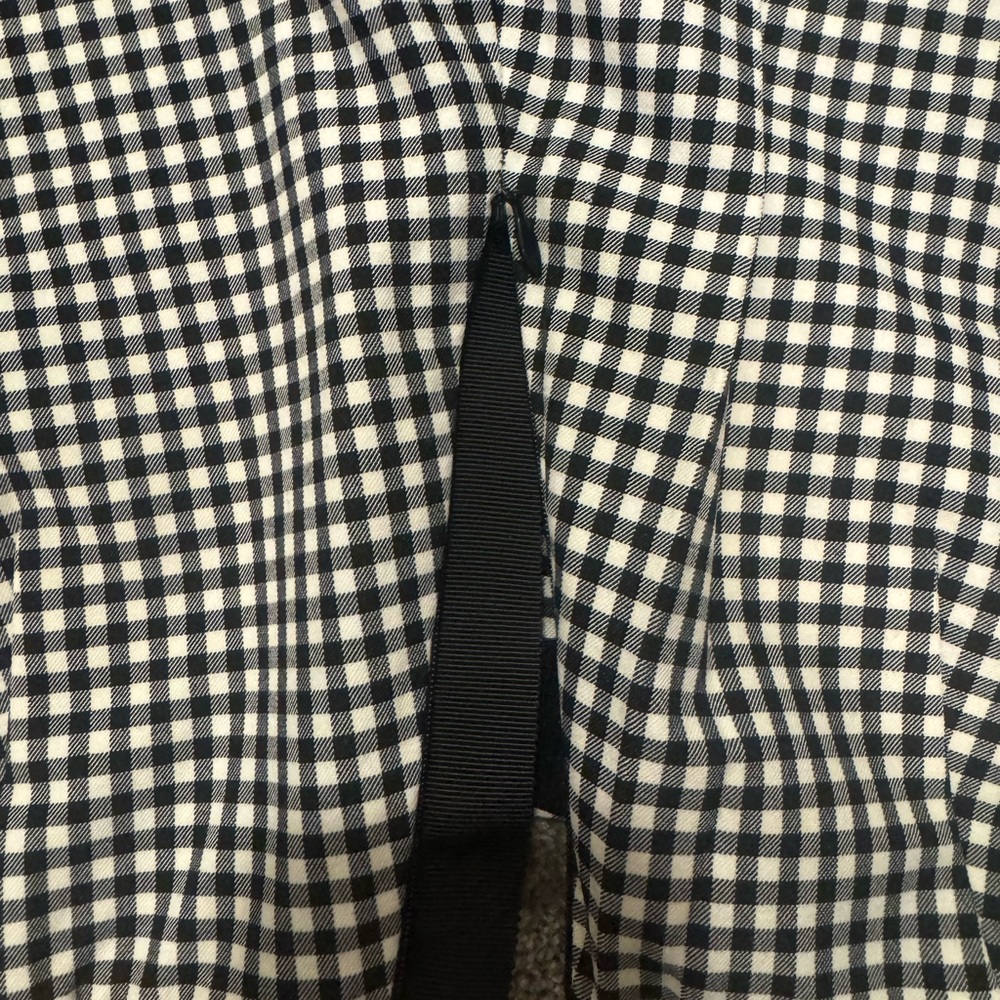 Rag & Bone Simone Women's Black and White Check Pants - Picture 4 of 5
